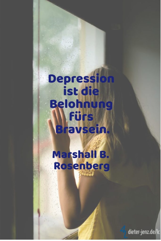Depression ist die Belohnung, M. Rosenberg - Gestaltung: privat