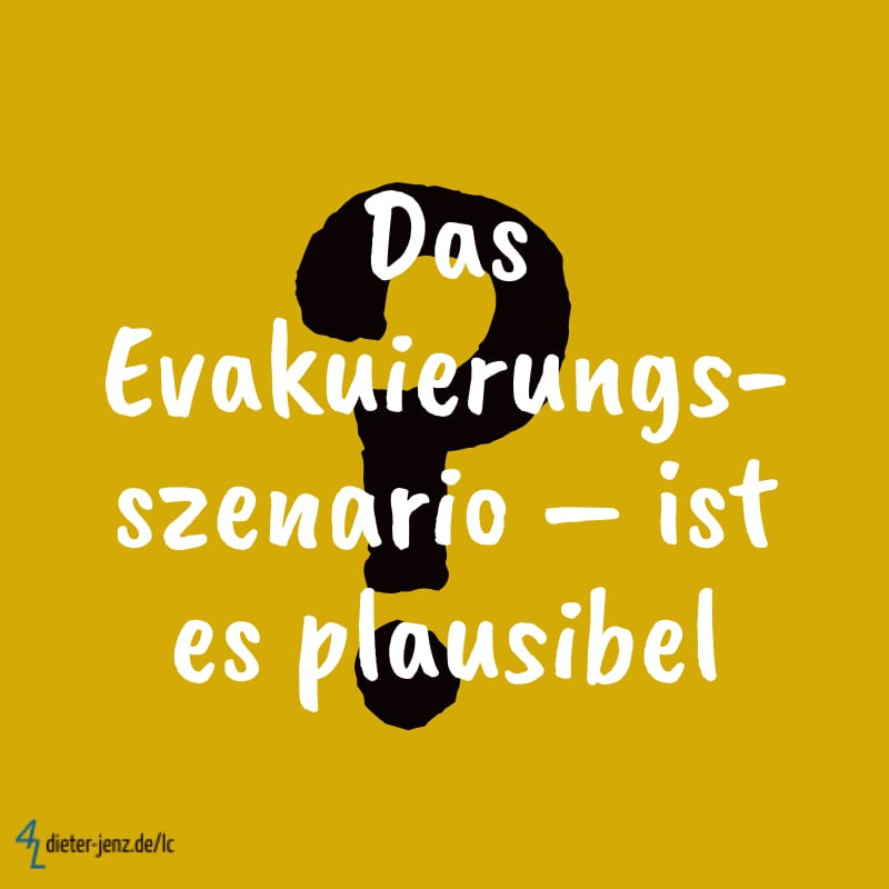 Evakuierungsszenario - Gestaltung: privat